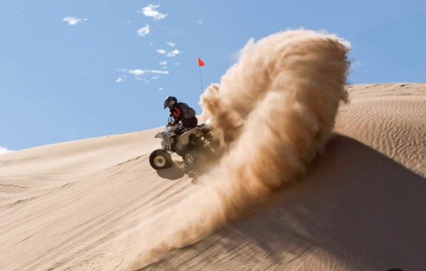 Extreme ATV in Red Sand Dunes
